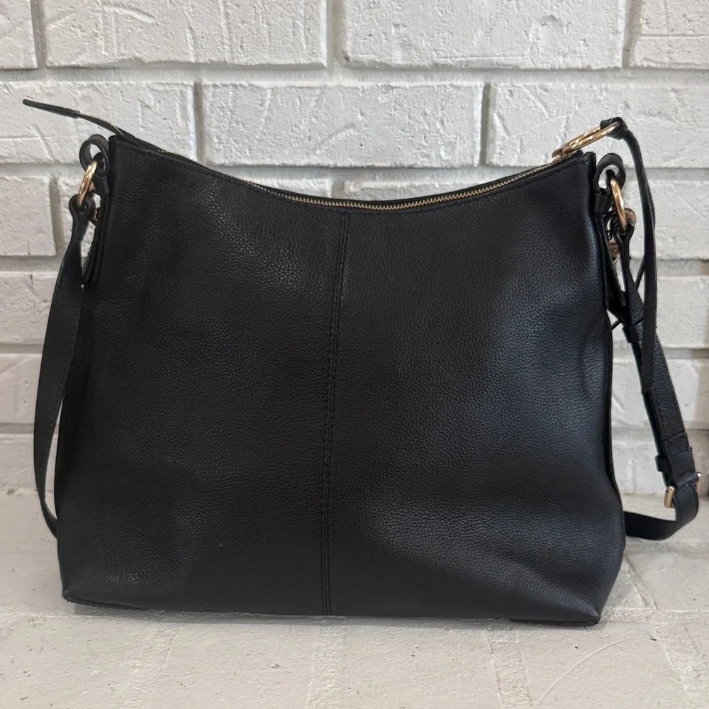 See By Chloe Black and Gold Shoulder Bag Large - Picture 2 of 6